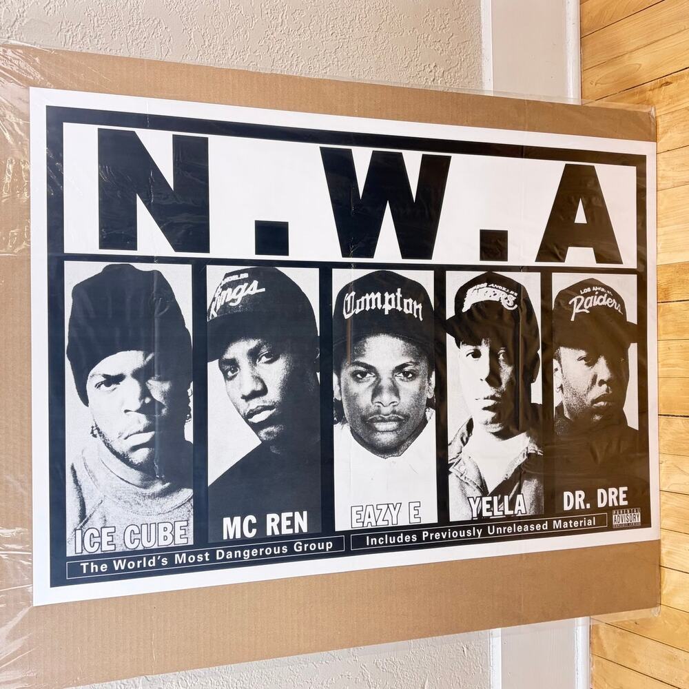 N.W.A. World's Most Dangerous Rap Poster 24" x 36"